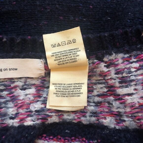 ANTHROPOLOGIE SLEEPING ON SNOW Poncho Swea… - Picture 7 of 9